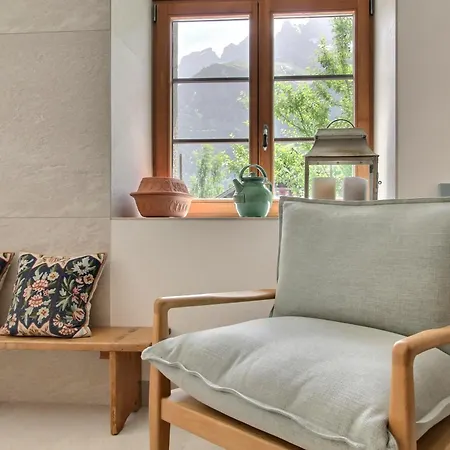 Chalet Garden Heart Of The Village Swedish Stove Champery