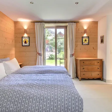 Chalet Garden Heart Of The Village Swedish Stove Champery