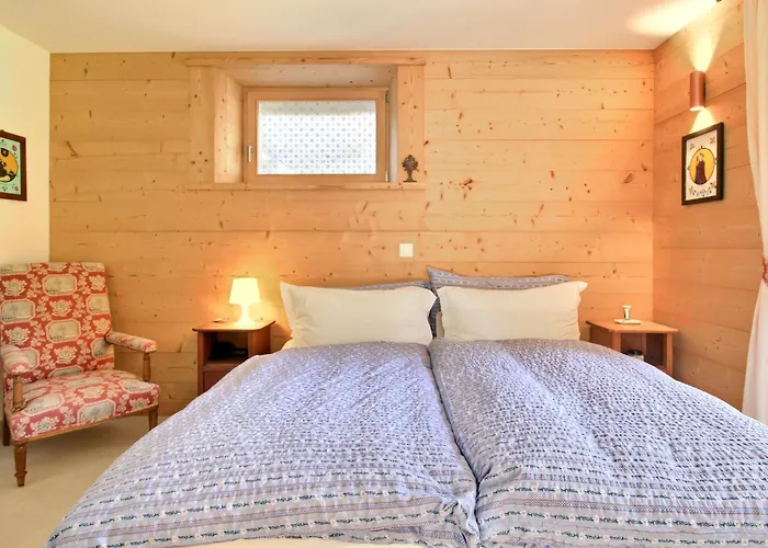 Garden Heart Of The Village Swedish Stove Chalet Champery