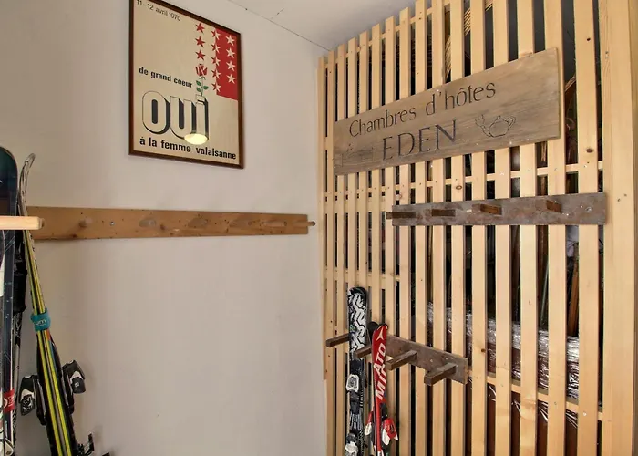 Garden Heart Of The Village Swedish Stove Chalet Champery